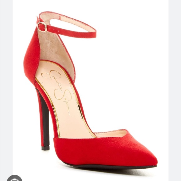 Jessica Simpson Red Sandals 8.5 - Picture 1 of 2